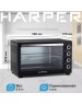 Электропечь HARPER HMO-48C11 черный