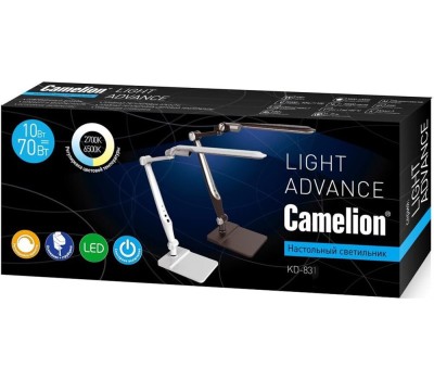 Настольный светильник CAMELION (14016) KD-831 C01 белый