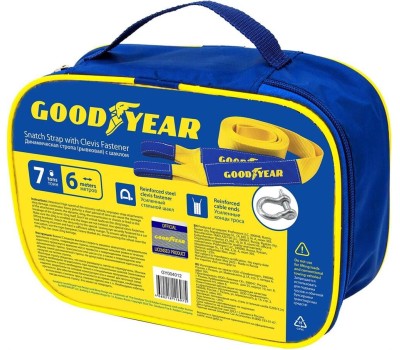 Стропа динамическая GOODYEAR GY004012 стропа динамическая (рывковая) с шаклом 7 тонн 6 метров