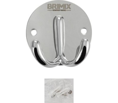 Аксессуары для ванной комнаты и туалета BRIMIX 0587 Крючок двойной