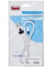 BURO Кабель BHP MICROUSB 1M FLAT USB (m)-micro (m) 1м белый плоский