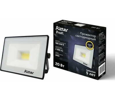 Прожектор светодиодный RITTER 53426 0 PROFI 20 Вт 2700К