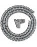 BURO Кабельный органайзер BHP CG155S Spiral Hose 15x1500mm Silver