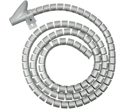 BURO Кабельный органайзер BHP CG155S Spiral Hose 15x1500mm Silver