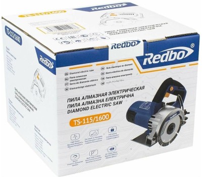 Пила алмазная электрическая REDBO TS-115/1600 синий/черный 20704 1600Вт, 115мм
