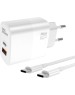 Сетевое ЗУ AKSBERRY (6900286930012) T45 45W PD/QC3.0 + кабель type c, белый