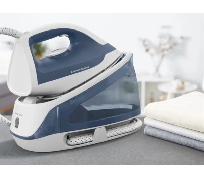 TEFAL Парогенератор Express Optimal SV4110E0, синий / белый