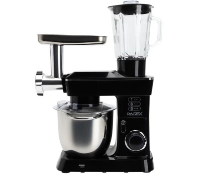 Кухонный комбайн 14 в 1 RAGEX R112, 4.5л, 1300Вт, цвет: 000 (черный), КИТАЙ