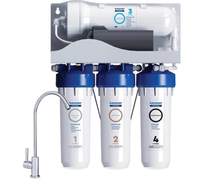 Фильтр для воды БАРЬЕР Н151Р17 ПРОФИ Осмо 600 (мембрана 600 галлон) БЕЗБАКОВЫЙ высокопроизводительный осмос