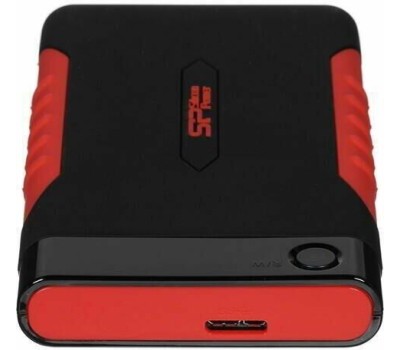 Внешний диск SILICON POWER 2ТБ Внешний диск HDD Armor A15, USB 3.0, черный [sp020tbphda15s3l]