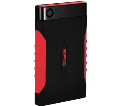 Внешний диск SILICON POWER 2ТБ Внешний диск HDD Armor A15, USB 3.0, черный [sp020tbphda15s3l]