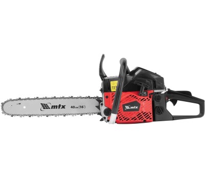 Бензопила MTX Пила цепная бензиновая MS-4516, шина 40 см, 45см3, 2,5 л.с., шаг 0,325, паз 1,5 мм, 64 зв//