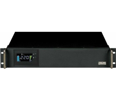 PowerCom King Pro RM KIN-1500AP LCD (2U) ИБП {Line-Interactive, 1500VA/1200W, Rack, 6х С13, Serial+USB, SmartSlot, RS-232} (1152600)