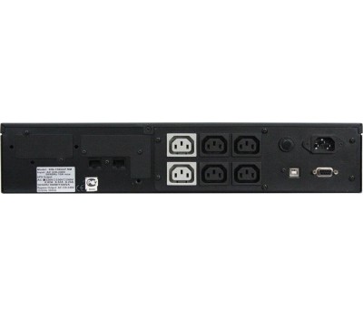 PowerCom King Pro RM KIN-1500AP LCD (2U) ИБП {Line-Interactive, 1500VA/1200W, Rack, 6х С13, Serial+USB, SmartSlot, RS-232} (1152600)