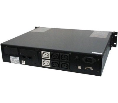 PowerCom King Pro RM KIN-1500AP LCD (2U) ИБП {Line-Interactive, 1500VA/1200W, Rack, 6х С13, Serial+USB, SmartSlot, RS-232} (1152600)