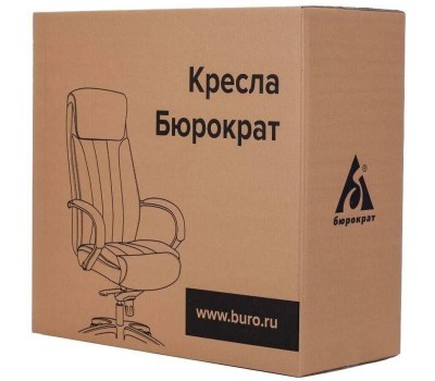 Кресло компьютерное БЮРОКРАТ Кресло руководителя T-9927SL-LOW, кожа, до 200кг, механизм со смещенной осью, фиксированные подлокотники, черный