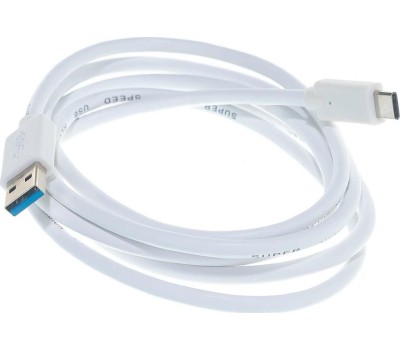 Cablexpert Кабель USB3.0 AM/USB Type-C, 1.8м, белый, пакет (CCP-USB3-AMCM-6-W)