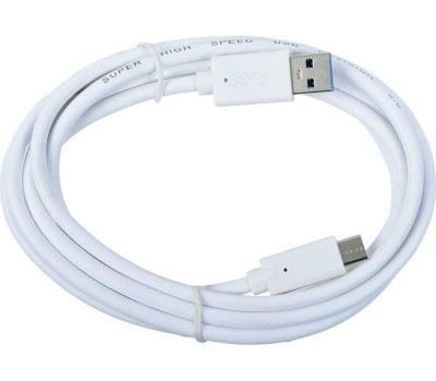 Cablexpert Кабель USB3.0 AM/USB Type-C, 1.8м, белый, пакет (CCP-USB3-AMCM-6-W)