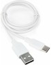 Cablexpert Кабель USB3.0 AM/USB Type-C, 1.8м, белый, пакет (CCP-USB3-AMCM-6-W)