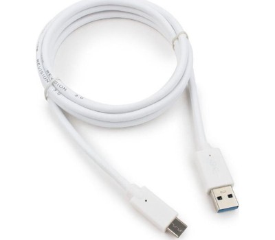 Cablexpert Кабель USB3.0 AM/USB Type-C, 1.8м, белый, пакет (CCP-USB3-AMCM-6-W)