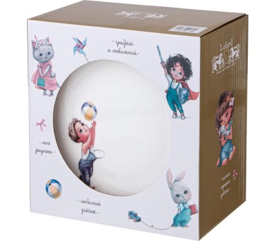 Набор столовый LEFARD НАБОР ПОСУДЫ ВЕСЕЛЫЙ МАЛЬЧИК 3 ПР.: САЛАТНИК 470МЛ, ТАРЕЛКА 20СМ, КРУЖКА 220МЛ 260-679