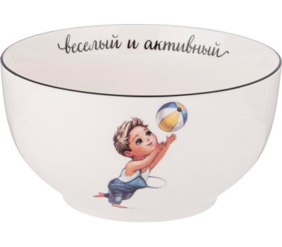 Набор столовый LEFARD НАБОР ПОСУДЫ ВЕСЕЛЫЙ МАЛЬЧИК 3 ПР.: САЛАТНИК 470МЛ, ТАРЕЛКА 20СМ, КРУЖКА 220МЛ 260-679