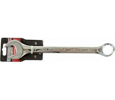 Комбинированный ключ MATRIX Ключ комбинированный, 27 мм, CrV, полированный хром 15172