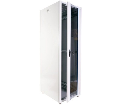 ЦМО Шкаф коммутационный ШТК-Э-42.6.6-13АА напольный, стеклянная передняя дверь, 42U, 600x1987x600 мм