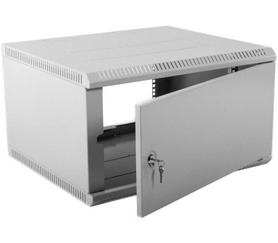 ЦМО Шкаф коммутационный ШРН-Эконом ШРН-Э-9.500.1 настенный, металлическая передняя дверь, 9U, 600x480x520 мм