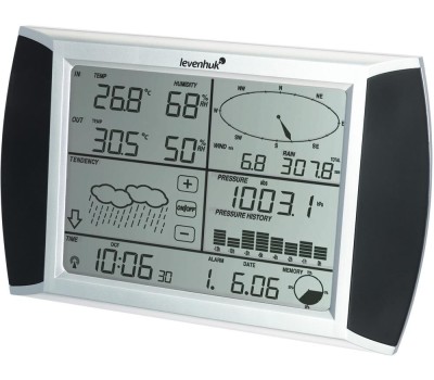 Погодная станция LEVENHUK Погодная станция LP300, серебристый [82933]