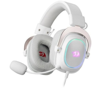 REDRAGON Гарнитура игровая Zeus X, для компьютера и игровых консолей, мониторные, проводные, белый [70800]
