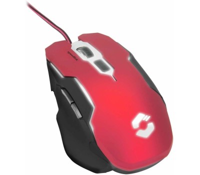 мышь SPEEDLINK Мышь проводная Contus Gaming, игровая, оптическая, USB, 3200dpi, красный и черный [sp9]