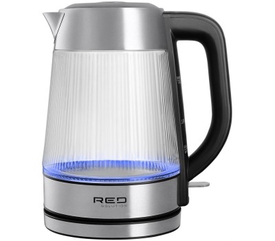 Чайник электрический RED SOLUTION Чайник электрический G121, 1.8л, стекло/металл/пластик