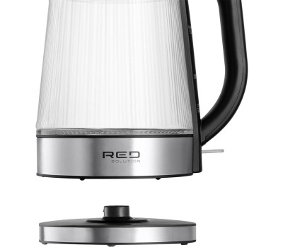 Чайник электрический RED SOLUTION Чайник электрический G121, 1.8л, стекло/металл/пластик