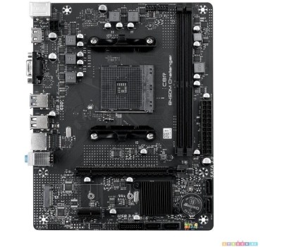 Материнская плата CBR Материнская плата B450M V1 {Socket AM4, 2*DDR4, mATX, VGA+HDMI, 1*PCIEx16/1*PCIEx1/1*M.2(NVME & SATA), 4*SATA3, 4*USB2+4*USB3, Glan}