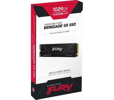Накопитель SSD KINGSTON SSD накопитель Fury Renegade SFYR2S/1T0 1ТБ, M.2 2280, PCIe 5.0 x4, NVMe, M.2