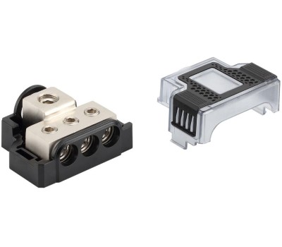 Дистрибьютор ASPECT Дистрибьютор питания, DB-1034, Вход 1x0(4)Ga - Выход 3x4(8)Ga, никель