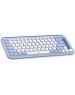 LOGITECH Клавиатура беспроводная POP Icon Keys фиолетовый (920-013090)