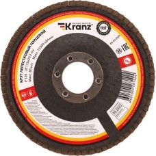 Торцевой круг KRANZ (KR-90-0009) Круг лепестковый торцевой, P120, 115х22,2мм