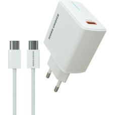 СЗУ MORE CHOICE (4610196408915) NC60a 1USB-C 3.0A PD 20W быстрая зарядка для Type-C White