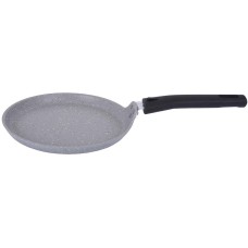 Сковорода KUKMARA Сбмс240-1а а/пр литая блинная 24см съемн/руч Светлый мрамор