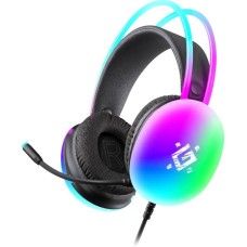 Гарнитура DEFENDER (64441) Игровая гарнитура Ignis черный, RGB, провод 2 м