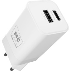 СЗУ MORE CHOICE (4620202555755) NC85 1USB+1Type-C 3.0A PD 20W+QC3.0 White