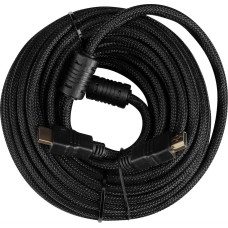 BURO Кабель аудио-видео HDMI (m)/HDMI (m) 10м. феррит.кольца позолоч.конт. черный (HDMI-V1.4-10MC)