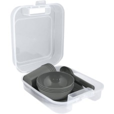 Набор посуды MULTIDOM «Пикник» МГ84-193 (Серый)