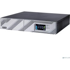 PowerCom Smart King RT SRT-1000A LCD ИБП {Line-Interactive, 1000VA / 900W, Rack/Tower, IEC, Serial+USB, SmartSlot, подкл. доп. батарей} (1157673)
