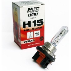 Лампа галогенная AVS Галогенная лампа Vegas H15.12V.15/55W.1шт