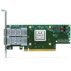 Сетевой адаптер MELLANOX Сетевой адаптер MCX653106A-HDAT ConnectX-6 VPI adapter card, HDR IB (200Gb/s) and 200GbE, dual-port QSFP56, PCIe4.0 x16, tall bracket (488494)/(482665)