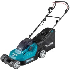 MAKITA Газонокосилка аккумуляторная DLM382CM2, 38см, несамоходная, 4Ач, с ЗУ