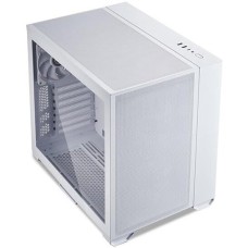 LIAN LI Корпус Mini Tower O11 Air Mini White (ATX, без БП, 2xUSB Type-A + USB Type-C) (G99.O11AMW.00)